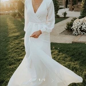 Baltic born Lydia Maxi Dress. Off white. NWT